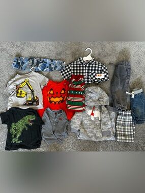 Black & White Plaid Kids Shirt